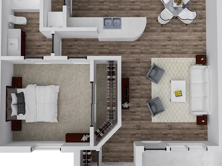 A1 floor plan Livingston