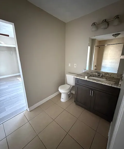 Jack and Jill Bathroom attached to Master