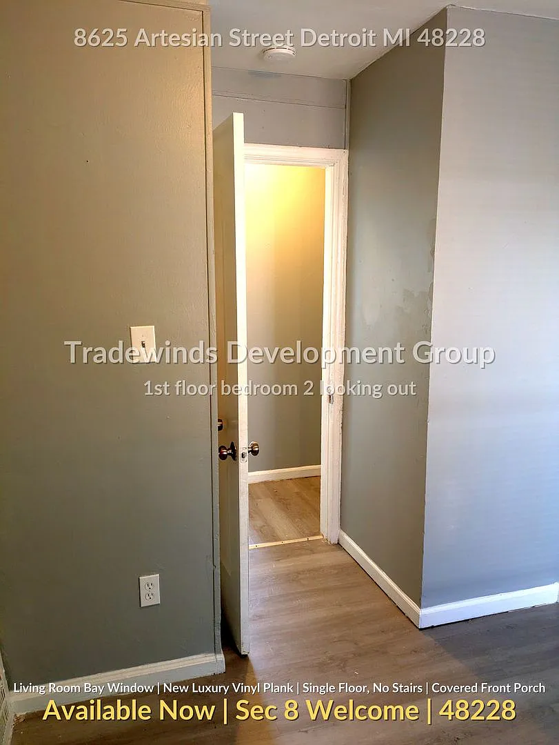 8625 Artesian St is a 3-bedroom brick bungalow for rent in Detroit's Warrendale neighborhood for ... — Photo 4