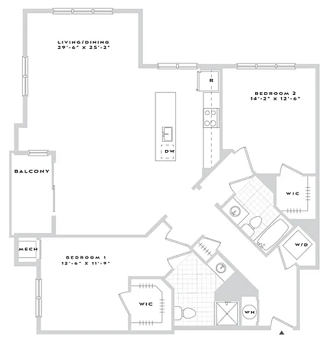 Floor plan B2-B14