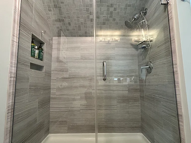 Shower in Master Bathroom.