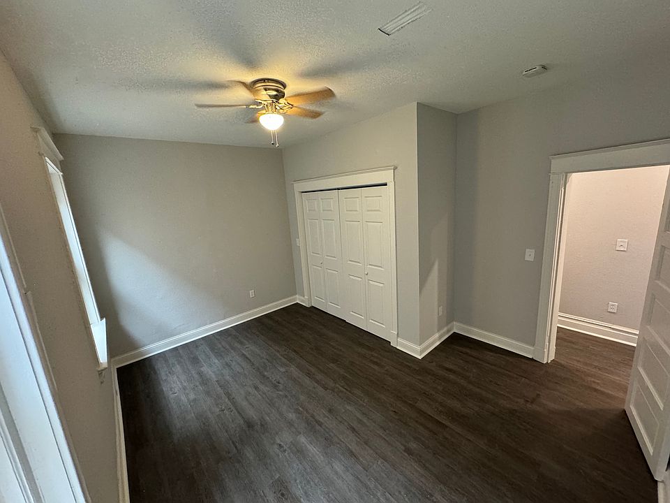 Master Bedroom with full closet and ceiling fan