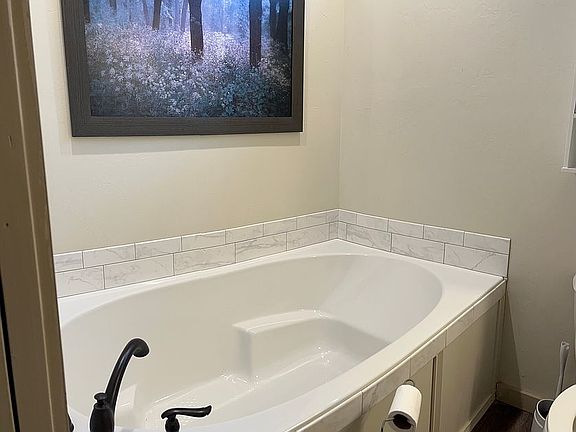 Large soaking tub