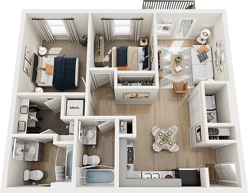 Floor plan B1