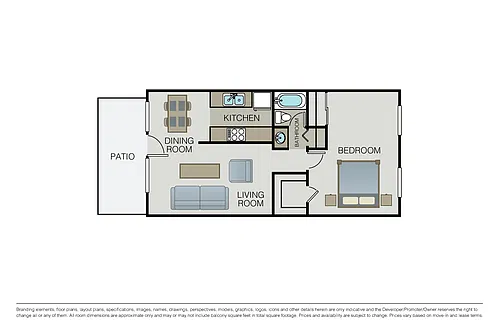 Floor plan Plan 1E