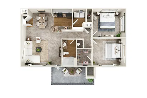 Floor plan Phase II The Decatur