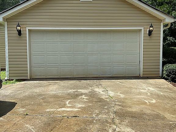 Two car garage
