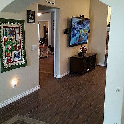 Foyer into Family Room