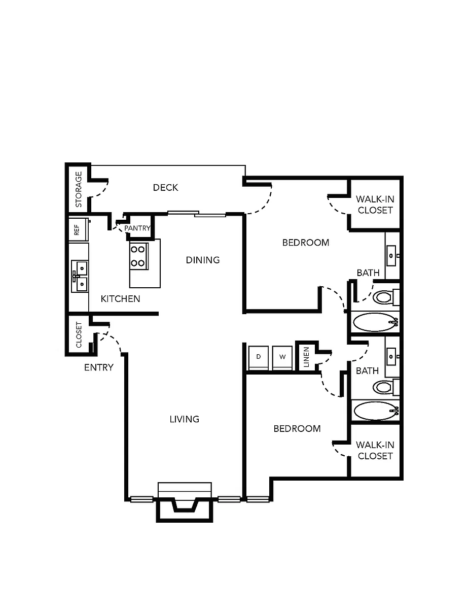 Floor plan B3b