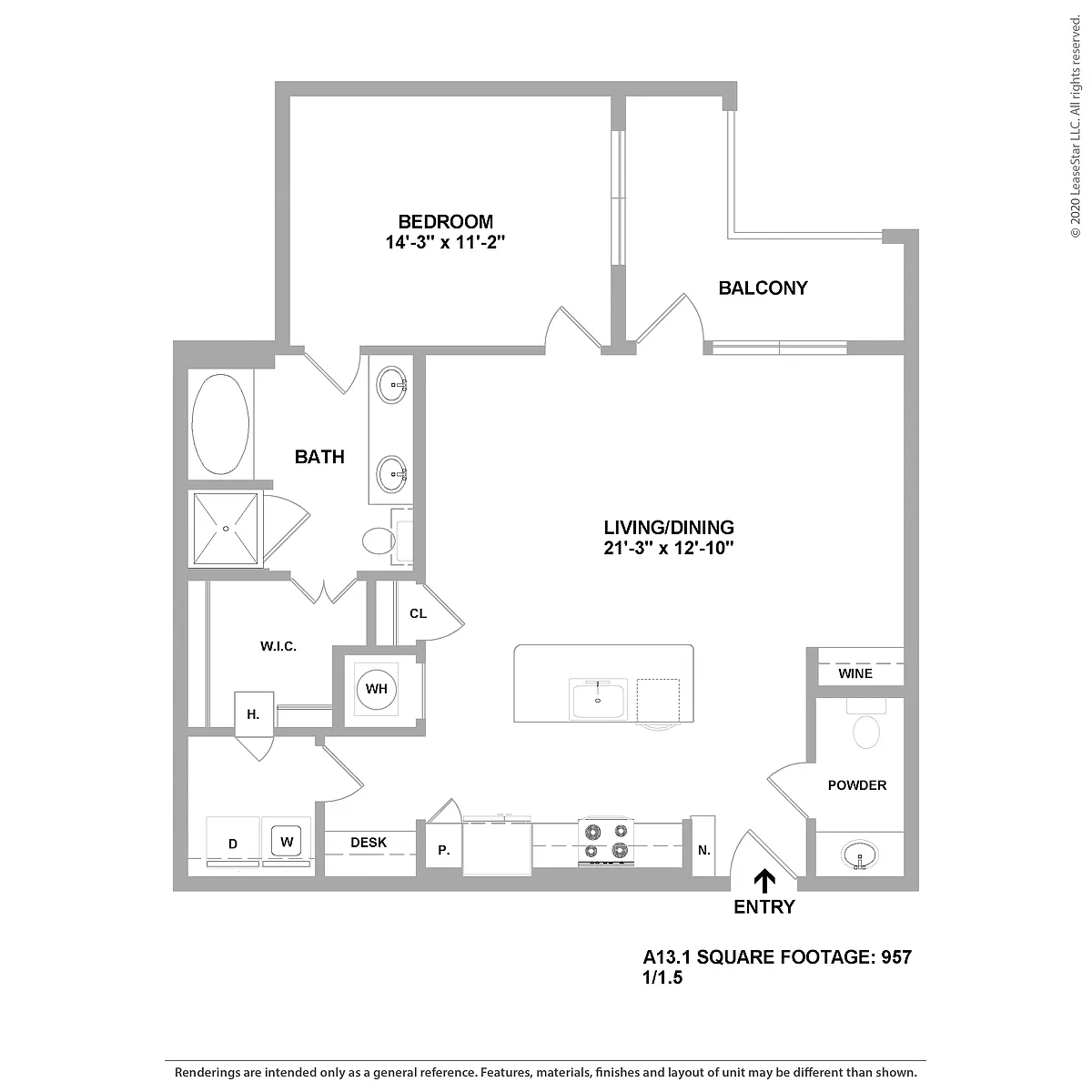 Floor plan A14