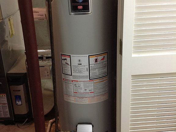 New water heater 05/13