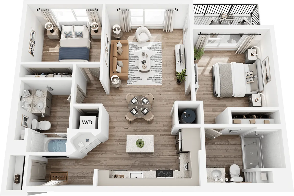 Floor plan B3