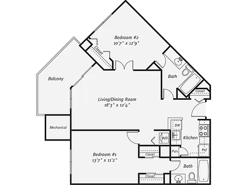 Floor plan B2