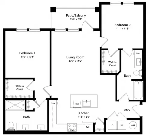 Floor plan B1