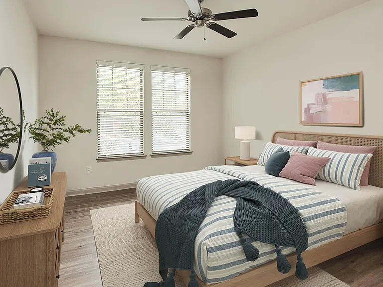 Bedroom with Hard Surface Flooring