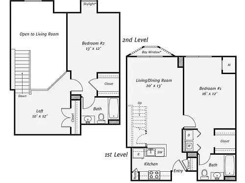 Floor plan B8LP