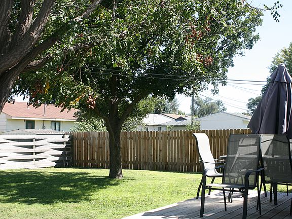 Backyard from Sliding Glass Doors