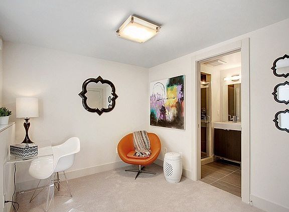 Each home has a spacious 3rd bedroom near the entry.  Perfect fo