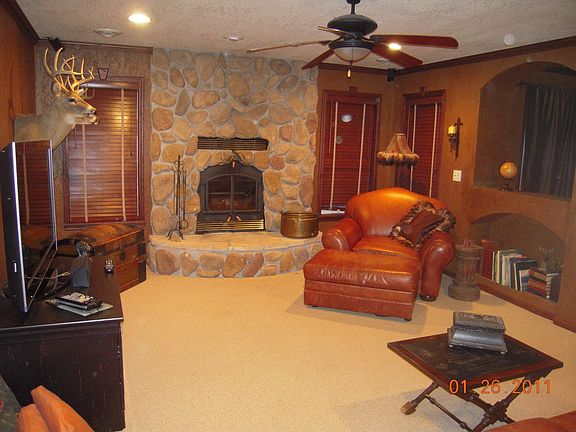 Lower Level - Wood burning fireplace