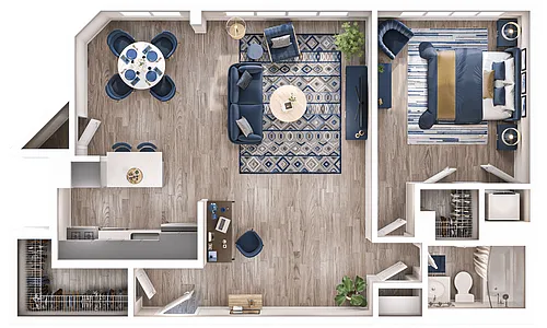 Floor plan A1E