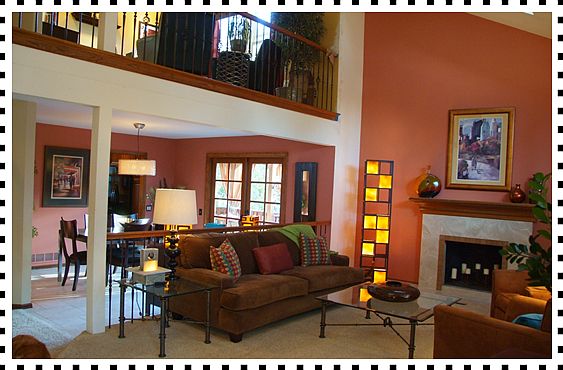 dramatic vaulted entry