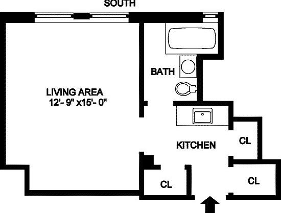 2nd image of 101 W 80th St APT 8E