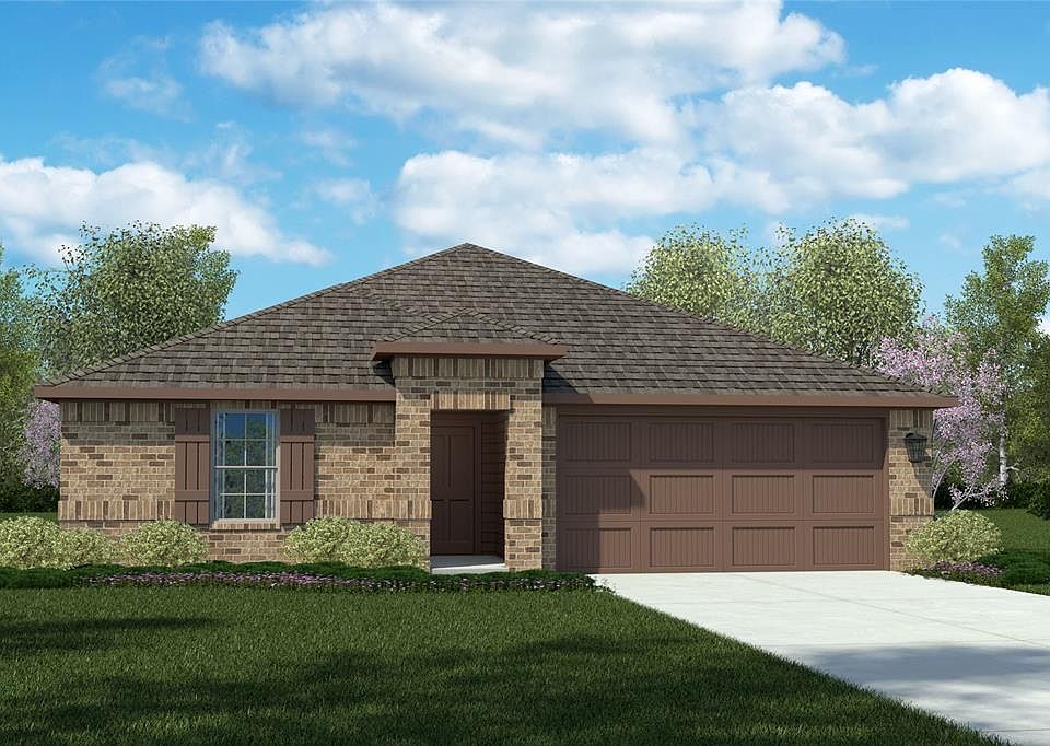 D.R. Horton's Glendale Floorplan, Elevation A.Home and community information, including pricing, included features, terms, availability and amenities, are subject to change at any time without notice or obligation. Drawings, pictures, photographs, video,