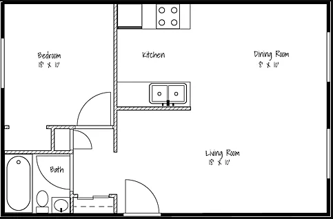 Floor plan 1b1b