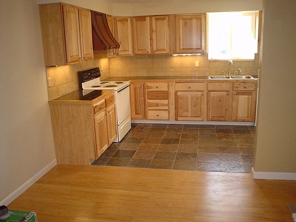 new floors, kitchen; 2 bdrm