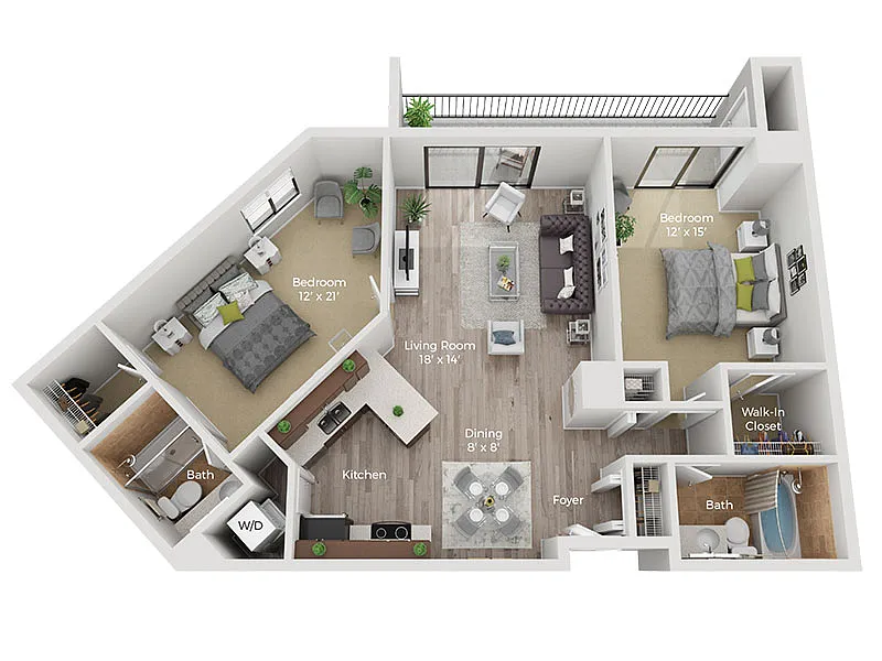 Floor plan B3