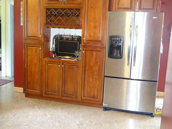 Wine bar portion of kitchen