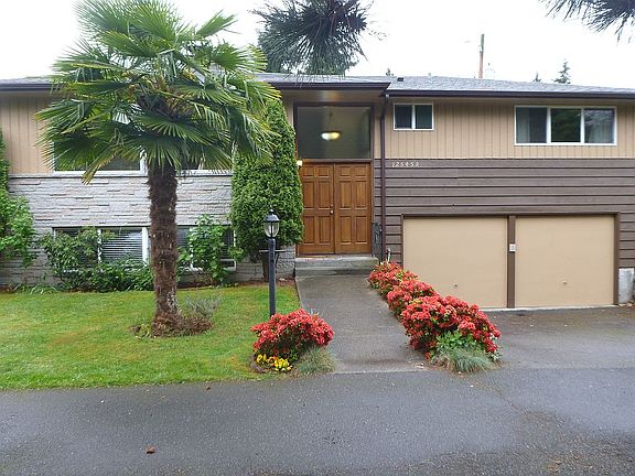 Front of house on private drive.