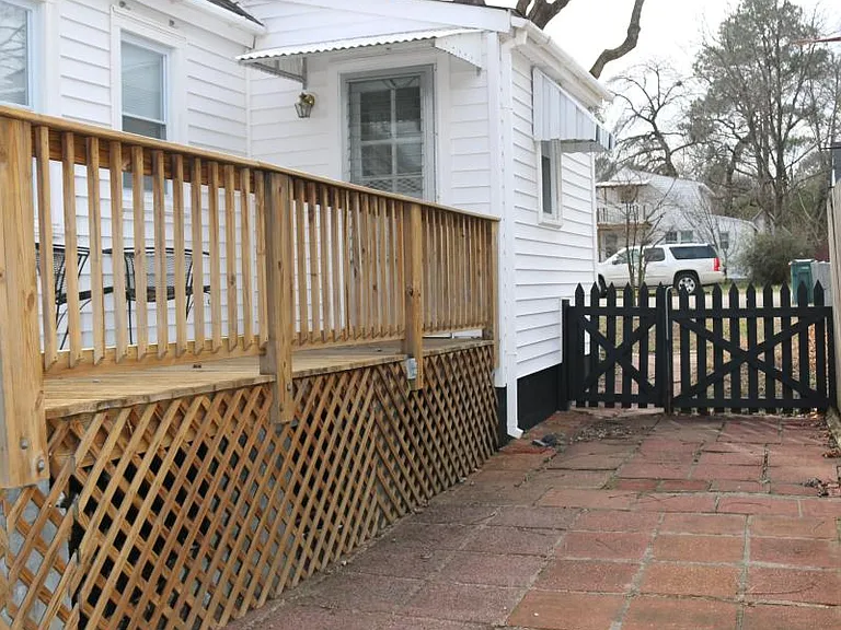Back deck and patio