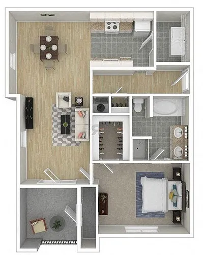 Floor plan 1 Deluxe
