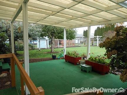 Large Covered Patio
						:
						Enough room for a great backyard party