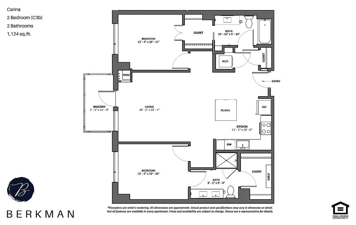 Floor plan Carina - Type A
