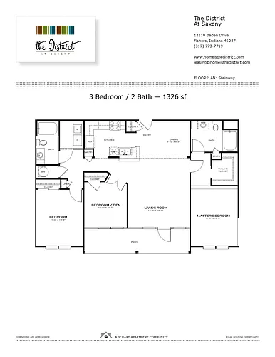 Floor plan Steinway 3.2