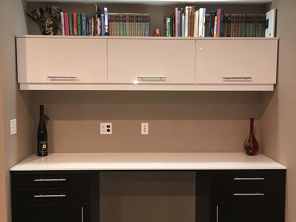 Study/library, custom lights