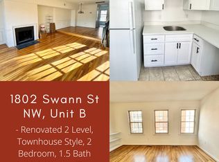1802 Swann St NW APT B, Washington, DC 20009