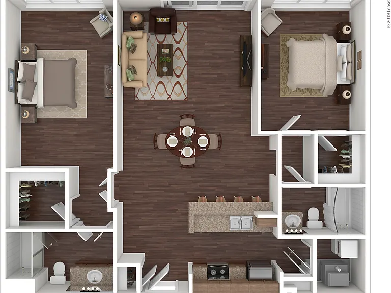 London: Beds - 2: Baths - 2: SqFt Range - 1184 to 1184