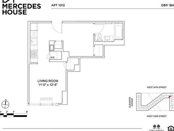 2nd image of 550 W 54th St APT 1012