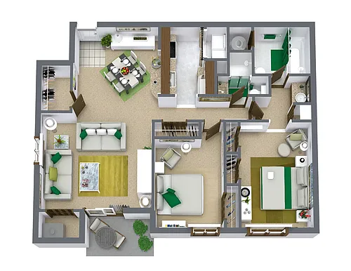 Floor plan Cobblestone