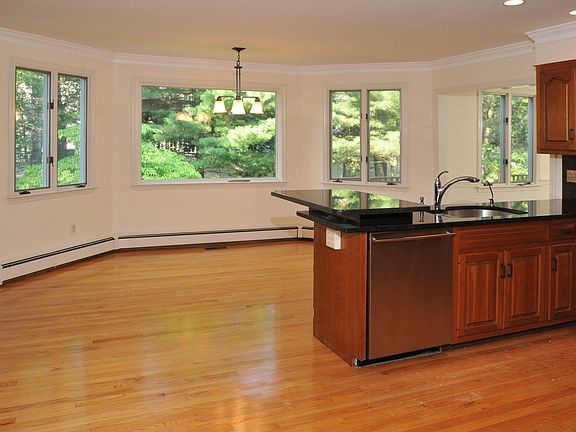 Spacious Breakfast Area with Picture Window overlooking Rear Yard