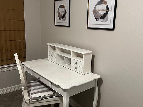 Workspace in 2nd bedroom can be moved to another room/area after discussion.