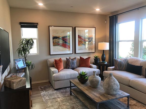 Living room area of great room.