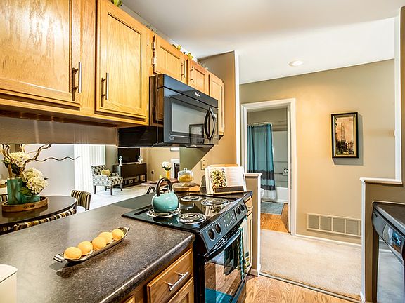 Galley Style Kitchen with Upgraded Appliances