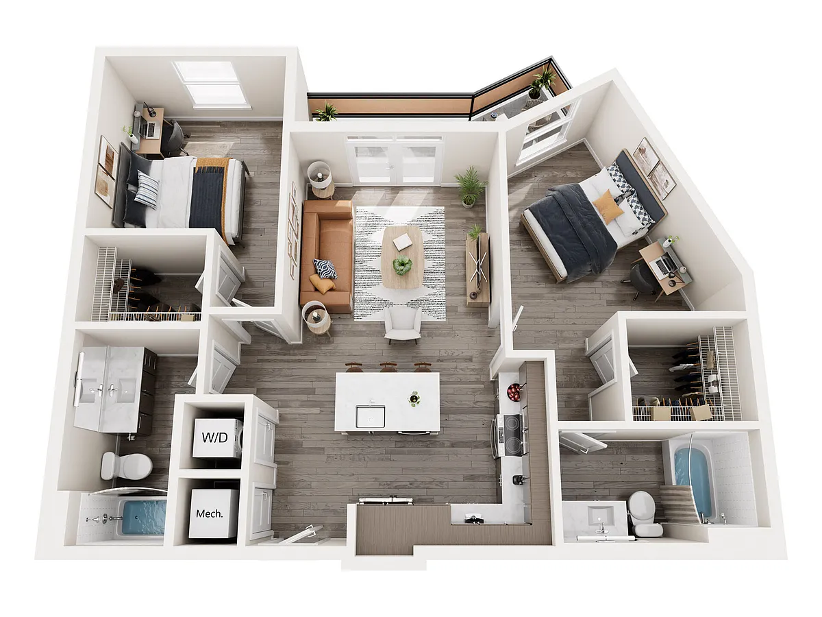 Floor plan B4