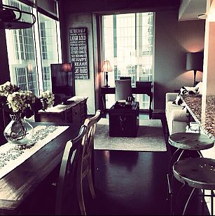 Amazing Corner Unit layout for rent with views of downtown N