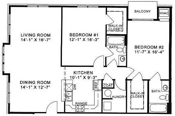 Floor plan Model A