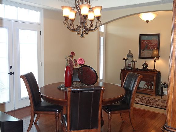 Dining-French doors to front